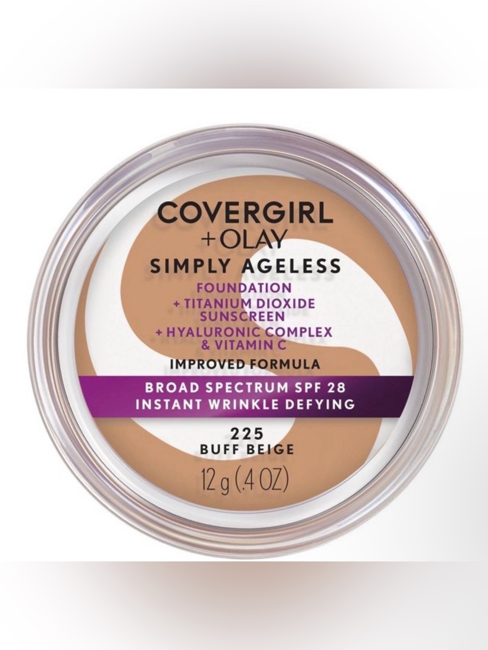 Nwt- COVERGIRL + OLAY Simply Ageless Foundation - Buff Beige (225)